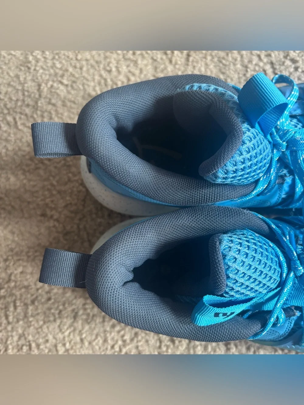 Under Armour Embiid One Basketball Shoes Viral Blue Mens 10 HOVR Sneaker